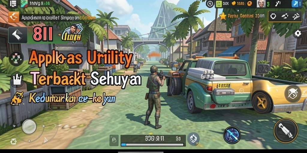 Tampilan antarmuka aplikasi Utility 8II yang menarik dan mudah digunakan.