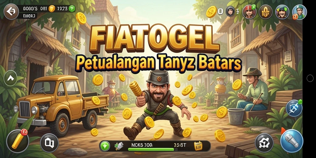 Tampilan menakjubkan dari gameplay petualangan FIATOGEL.