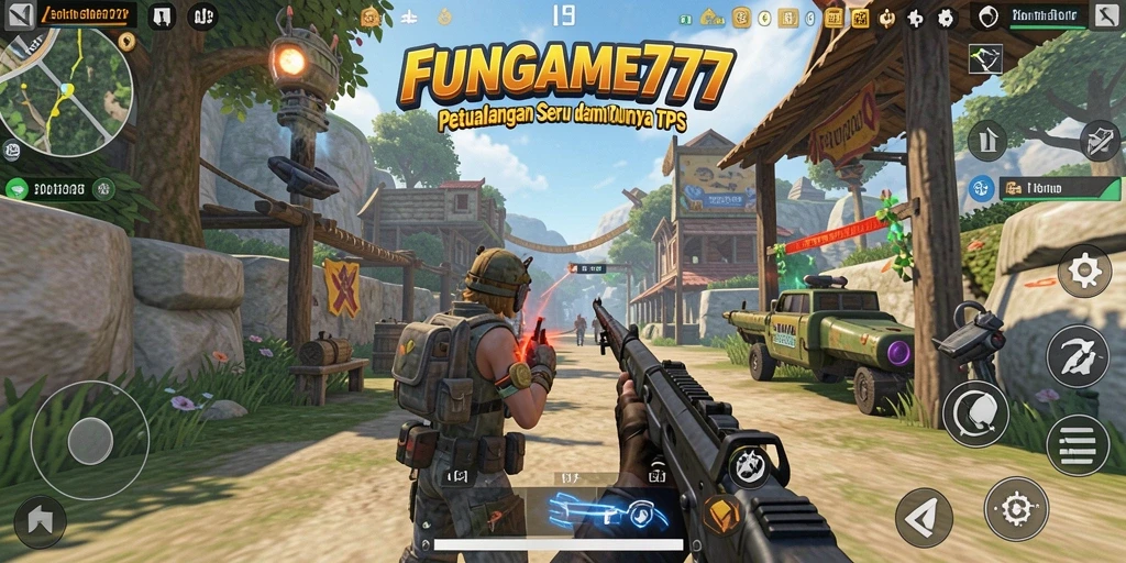Tampilan gameplay seru dalam aksi TPS yang mendebarkan.