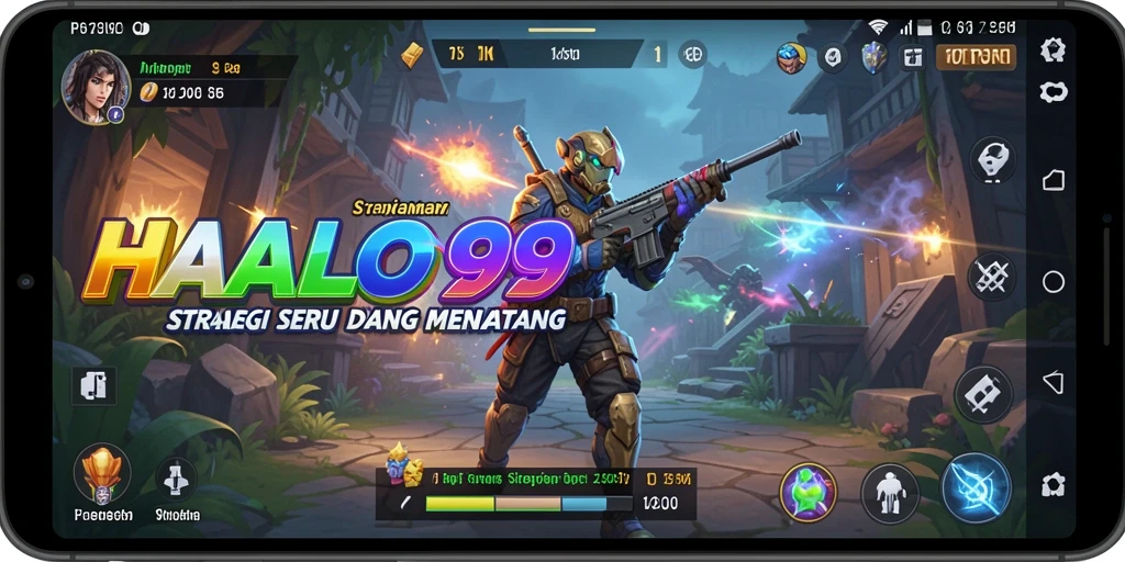 Screenshot utama HALO99 menampilkan aksi strategis yang mendebarkan.