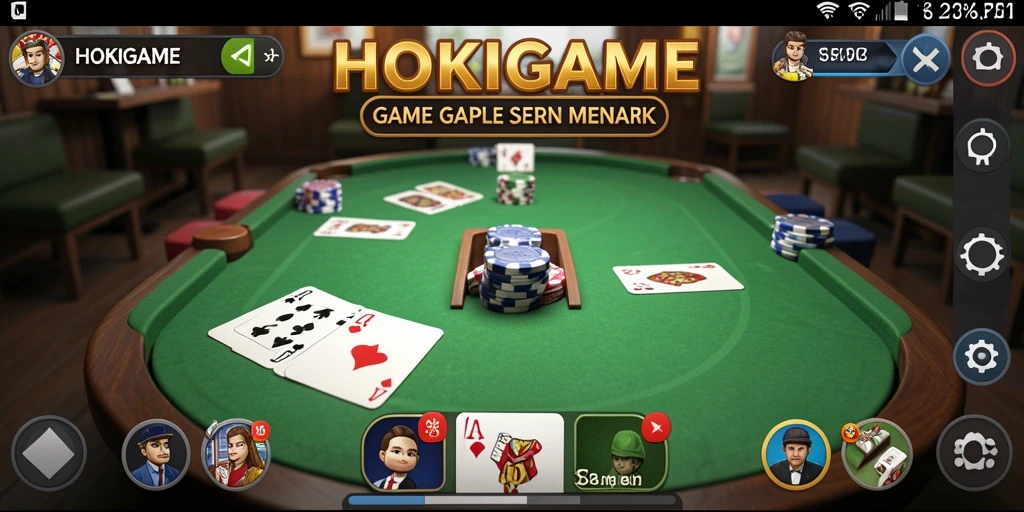 Tampilan gameplay menegangkan HOKIGAME di layar ponsel.