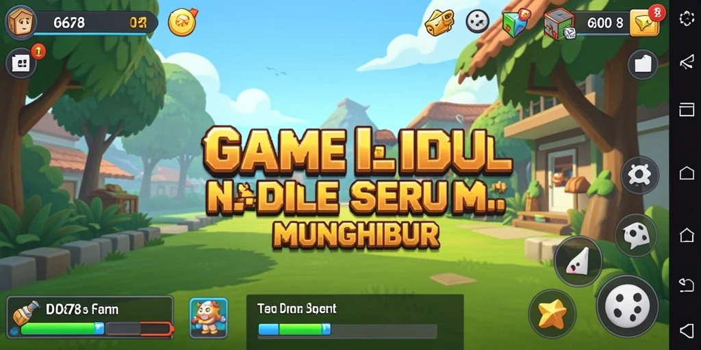Tampilan gameplay menarik dari ID678 yang menggambarkan suasana Idle.