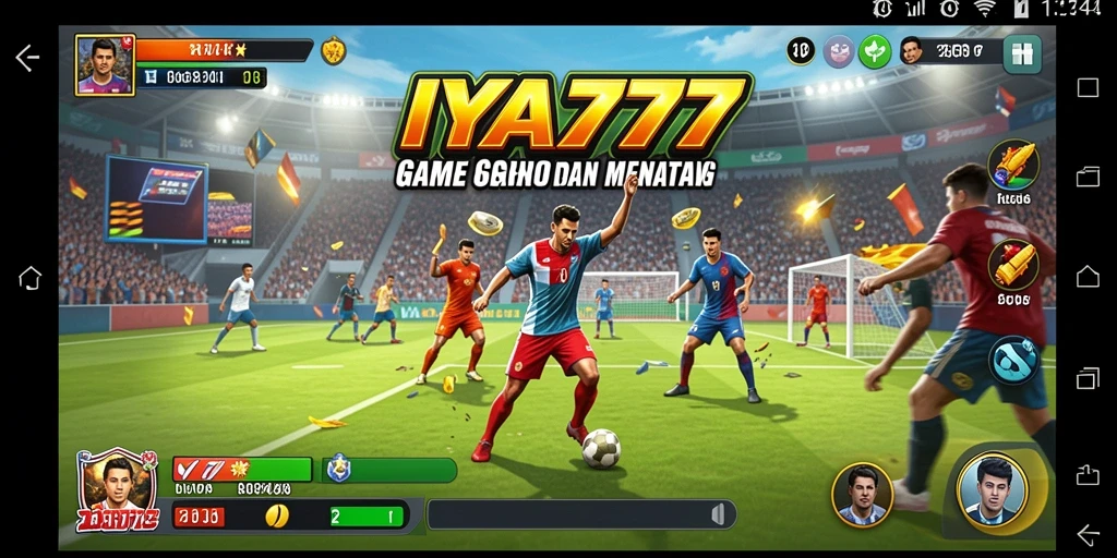 Tampilan gameplay seru dalam pertandingan olahraga IYA777.