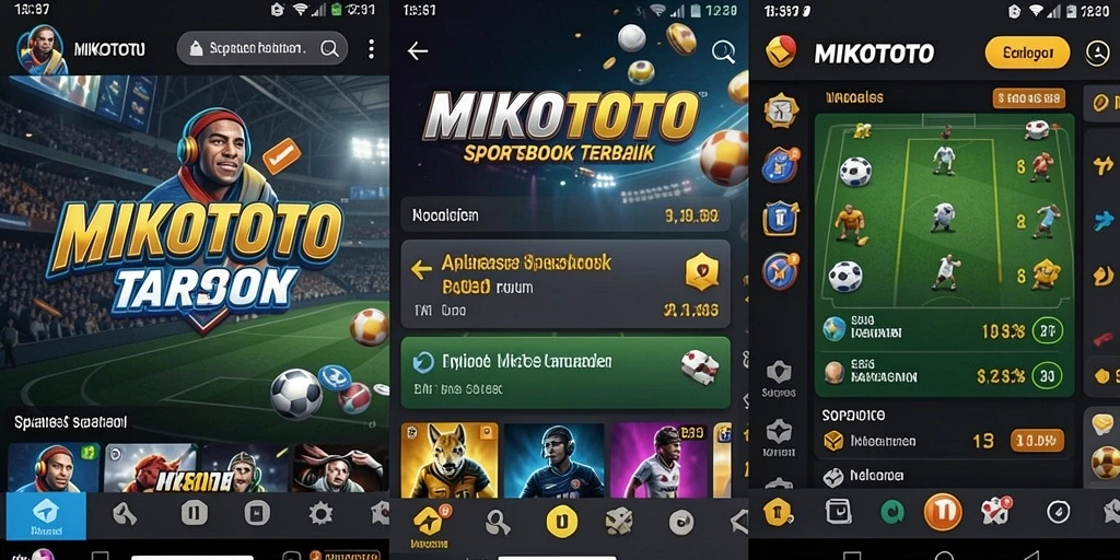 Tampilan gameplay MIKOTOTO saat bertaruh pada olahraga.