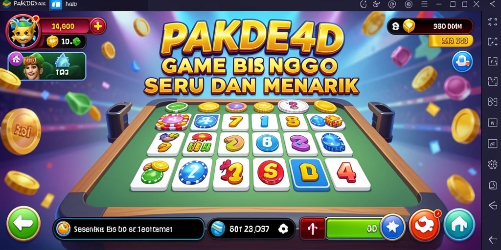 Screenshot gameplay PAKDE4D yang menampilkan keseruan permainan Bingo.