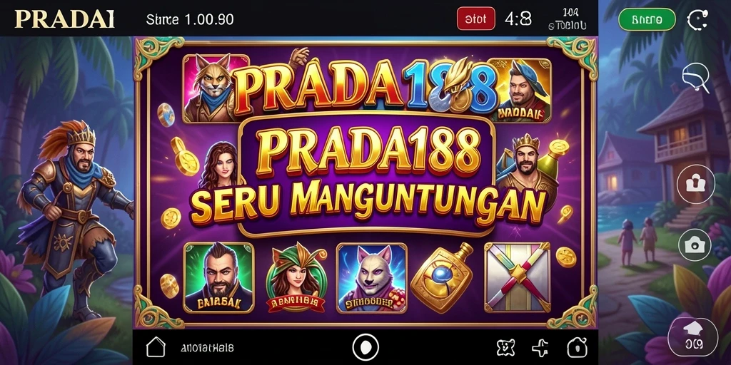 Tampilan gameplay Slot PRADA188 yang mengasyikkan dan penuh warna.