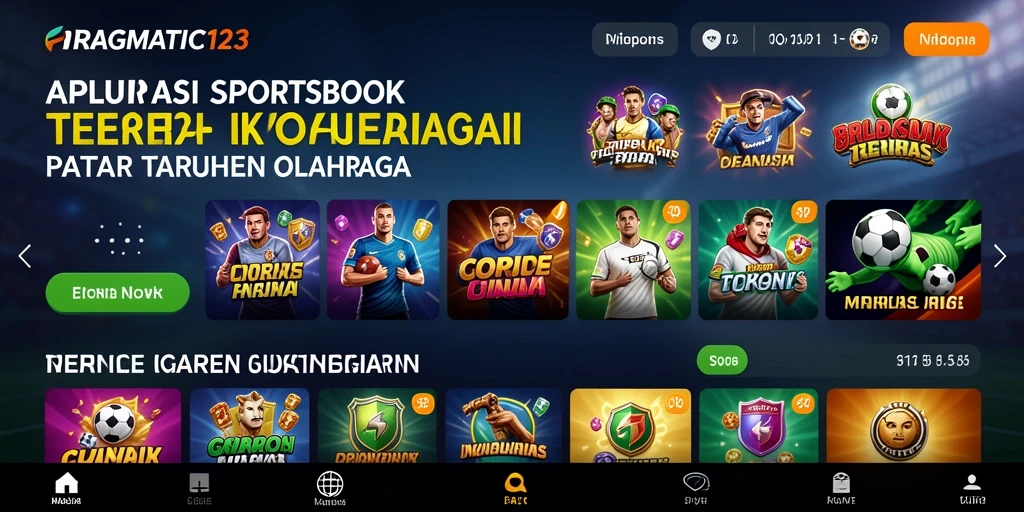 Tampilan gameplay menarik dari aplikasi PRAGMATIC123 Sportsbook.