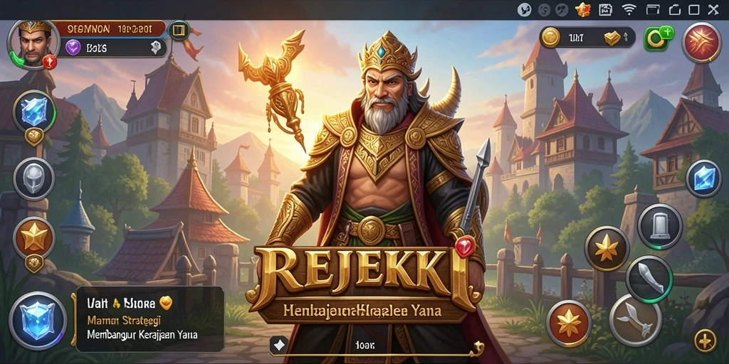 Tampilan gameplay menarik dari REJEKI yang memikat para pemain.