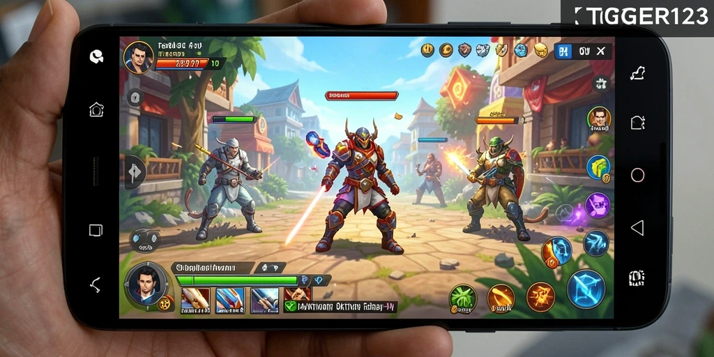 Screenshot utama TGER123 menampilkan antarmuka yang intuitif dan fungsional.